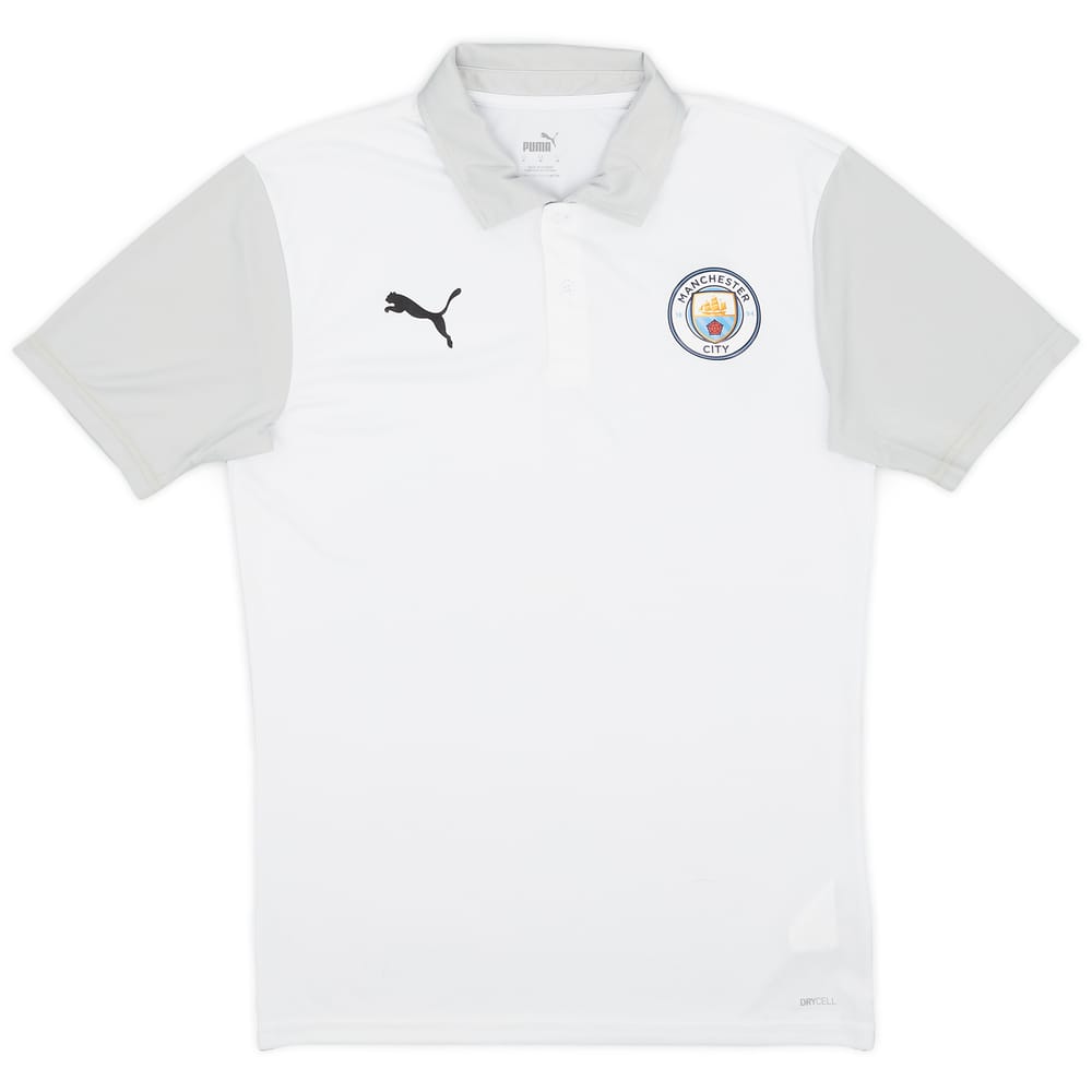 2019-20 Manchester City Puma Polo Shirt - 8/10 - (M)
