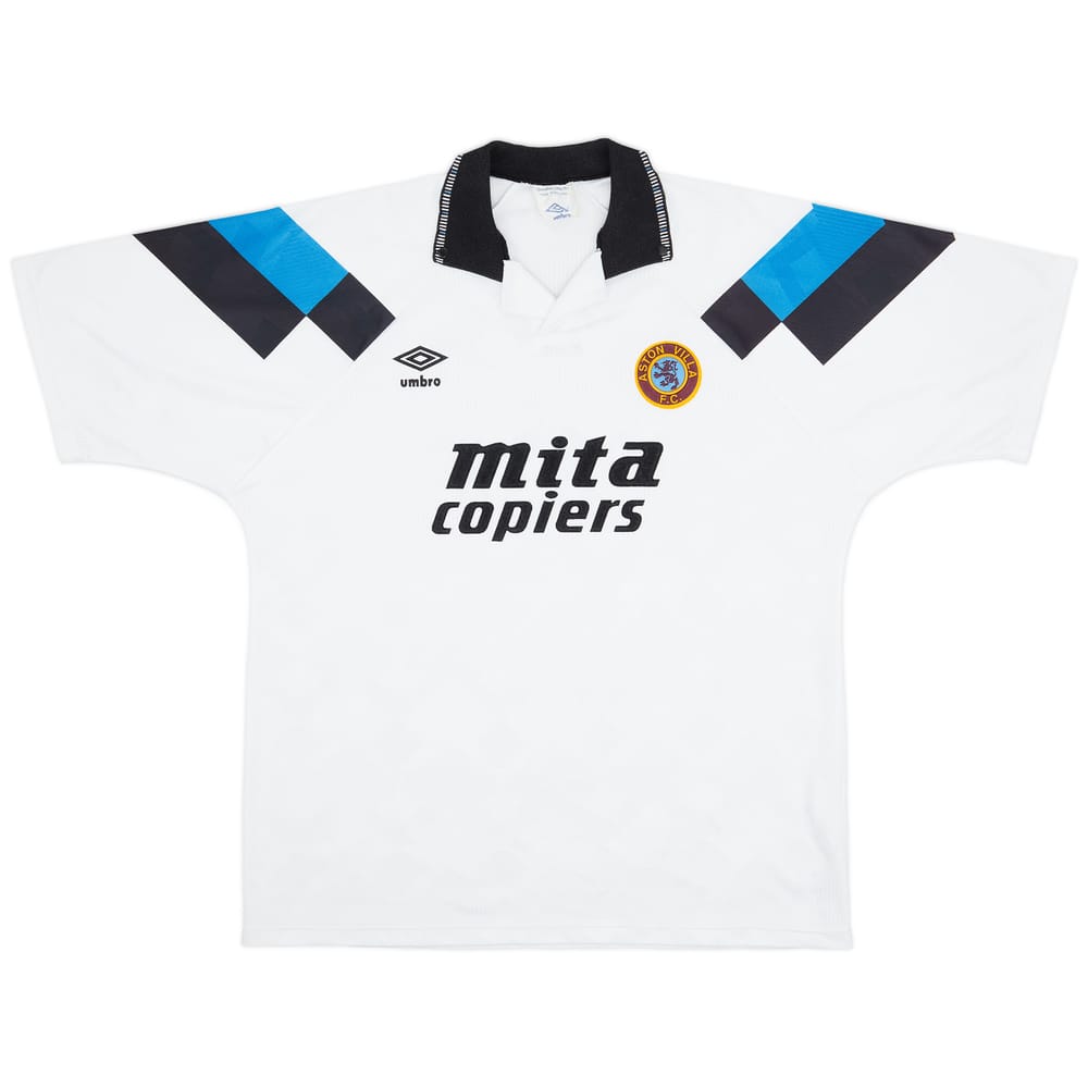 1990-92 Aston Villa Away Shirt - 9/10 - (XL)