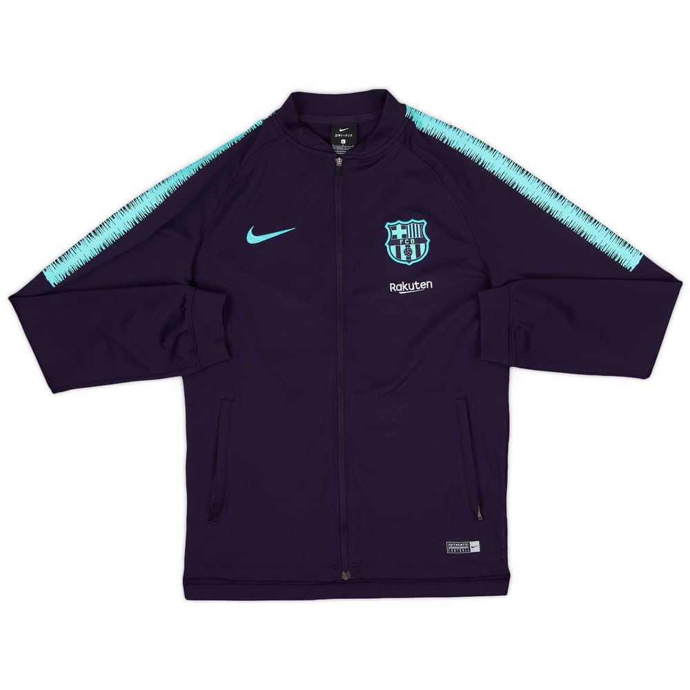 2018-19 Barcelona Nike Track Jacket - 7/10 - (L.Boys)