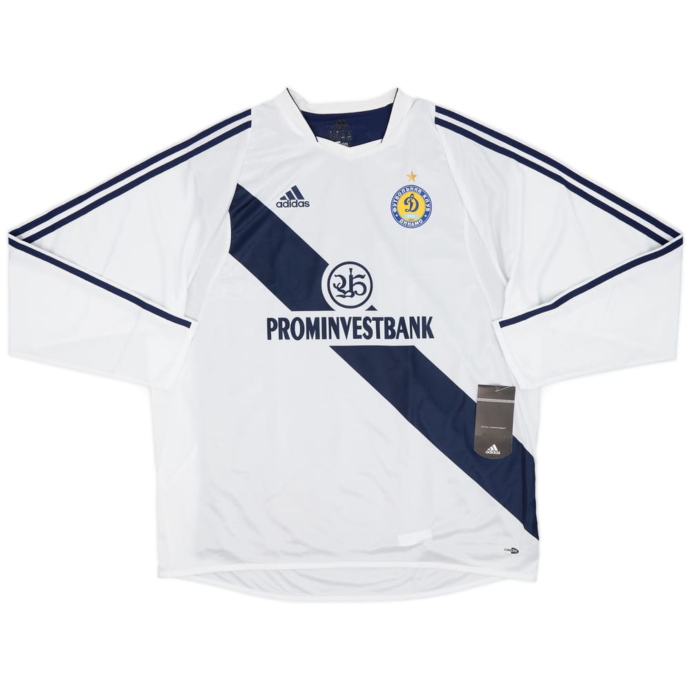 2003-04 Dynamo Kyiv Player Issue Home L/S Shirt (XL)