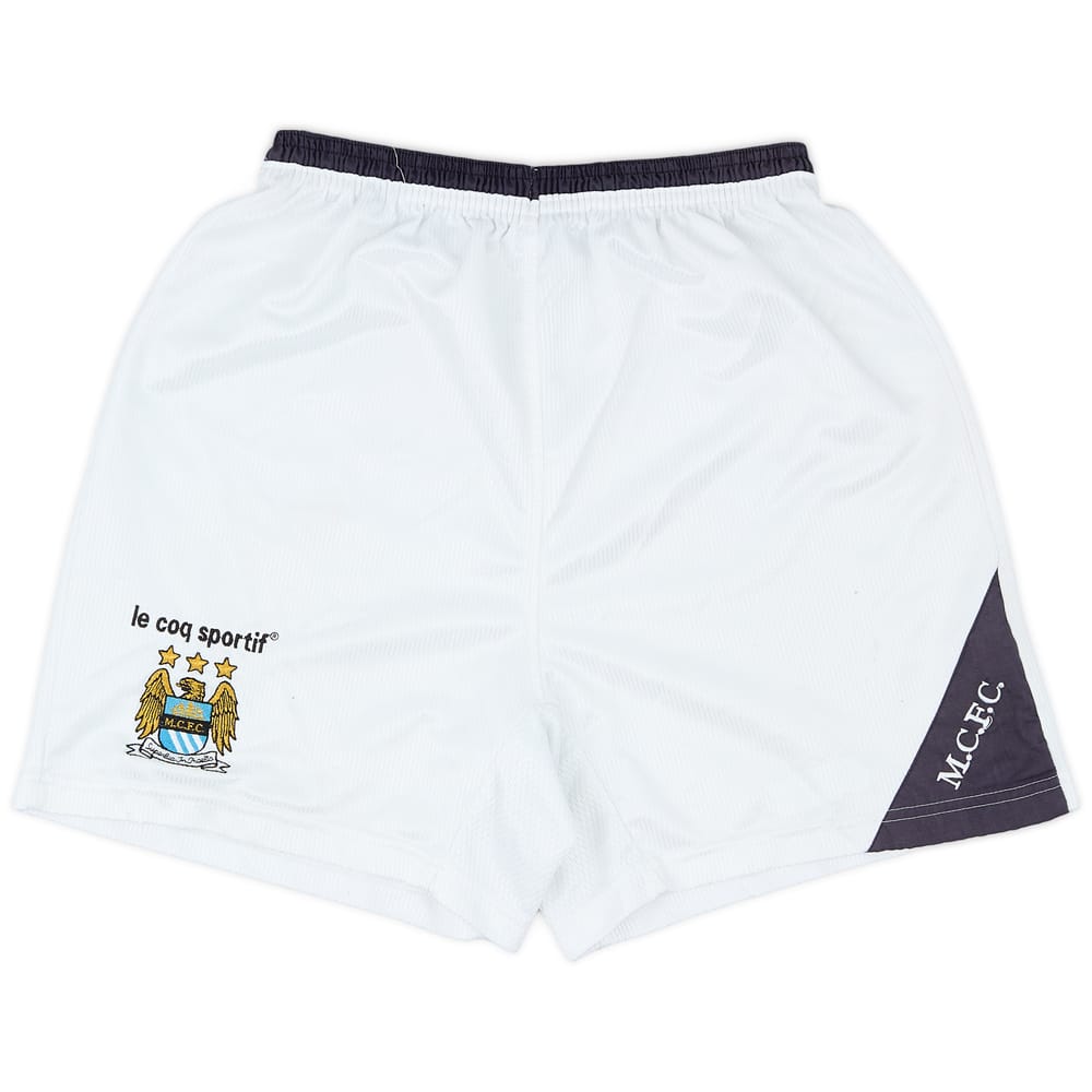 1999-01 Manchester City Home Shorts - 5/10 - (L.Boys)