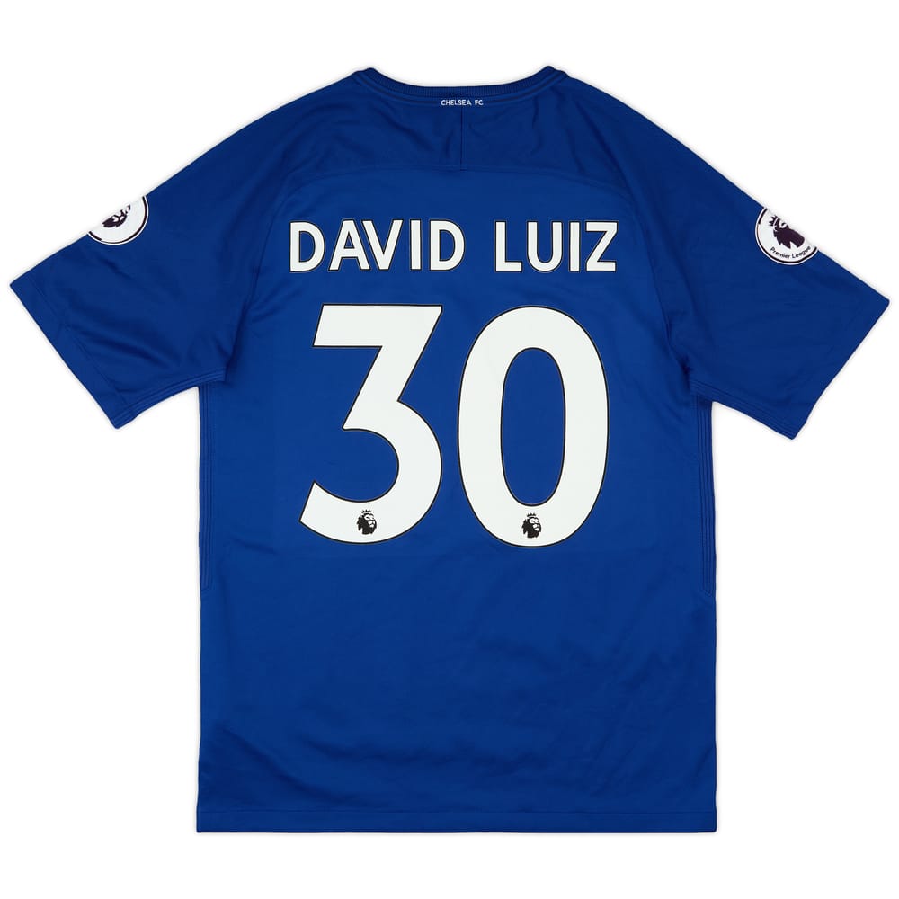 2017-18 Chelsea Home Shirt David Luiz #30 - 7/10 - (M)