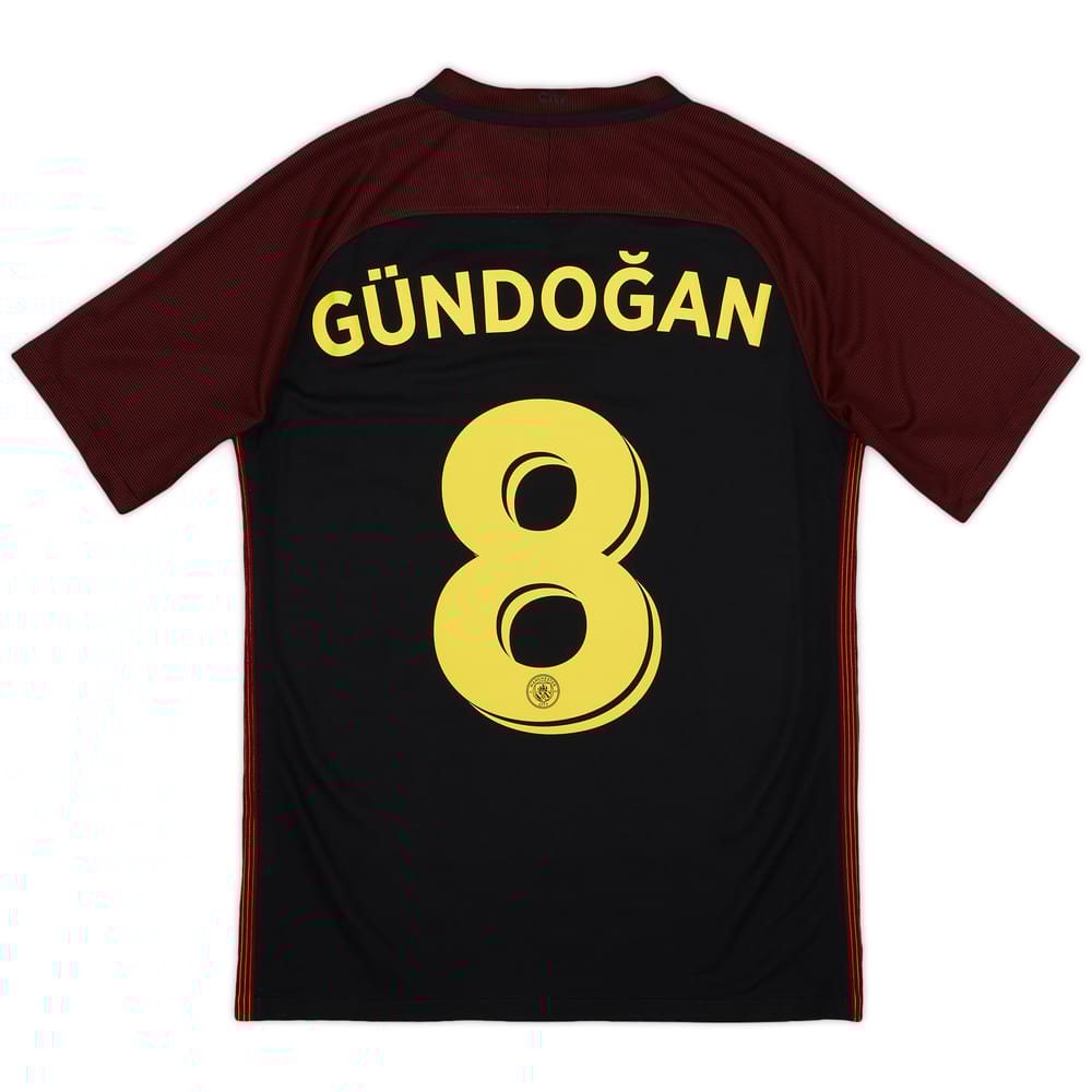 2016-17 Manchester City Away Shirt Gundogan #8 - 9/10 - (S)