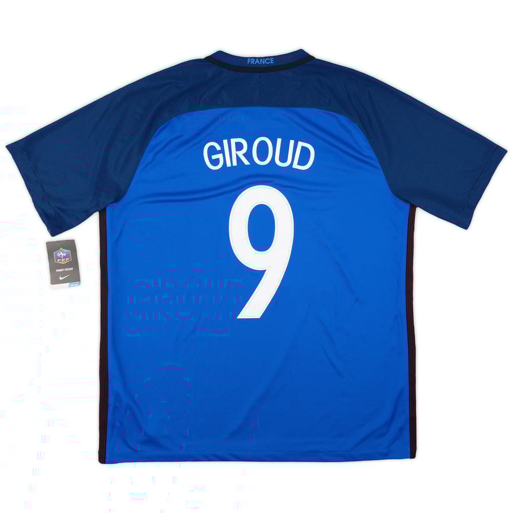 2016-17 France Home Shirt Giroud #9 (XL)