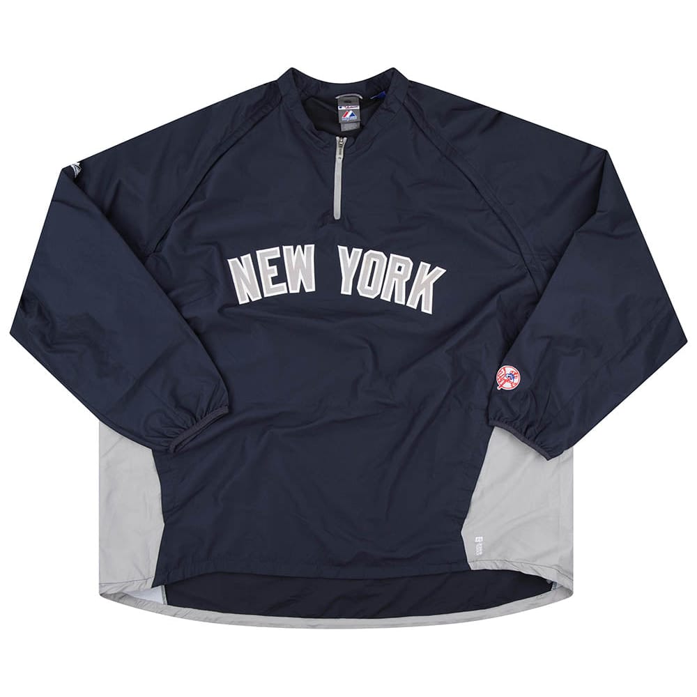 2011 New York Yankees Majestic 1/4 Zip Jacket 5XL