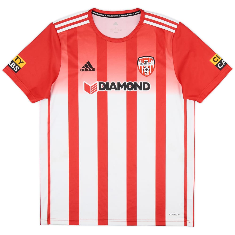 2020-21 Derry City Women's Home Shirt - 8/10 - (Men's L)