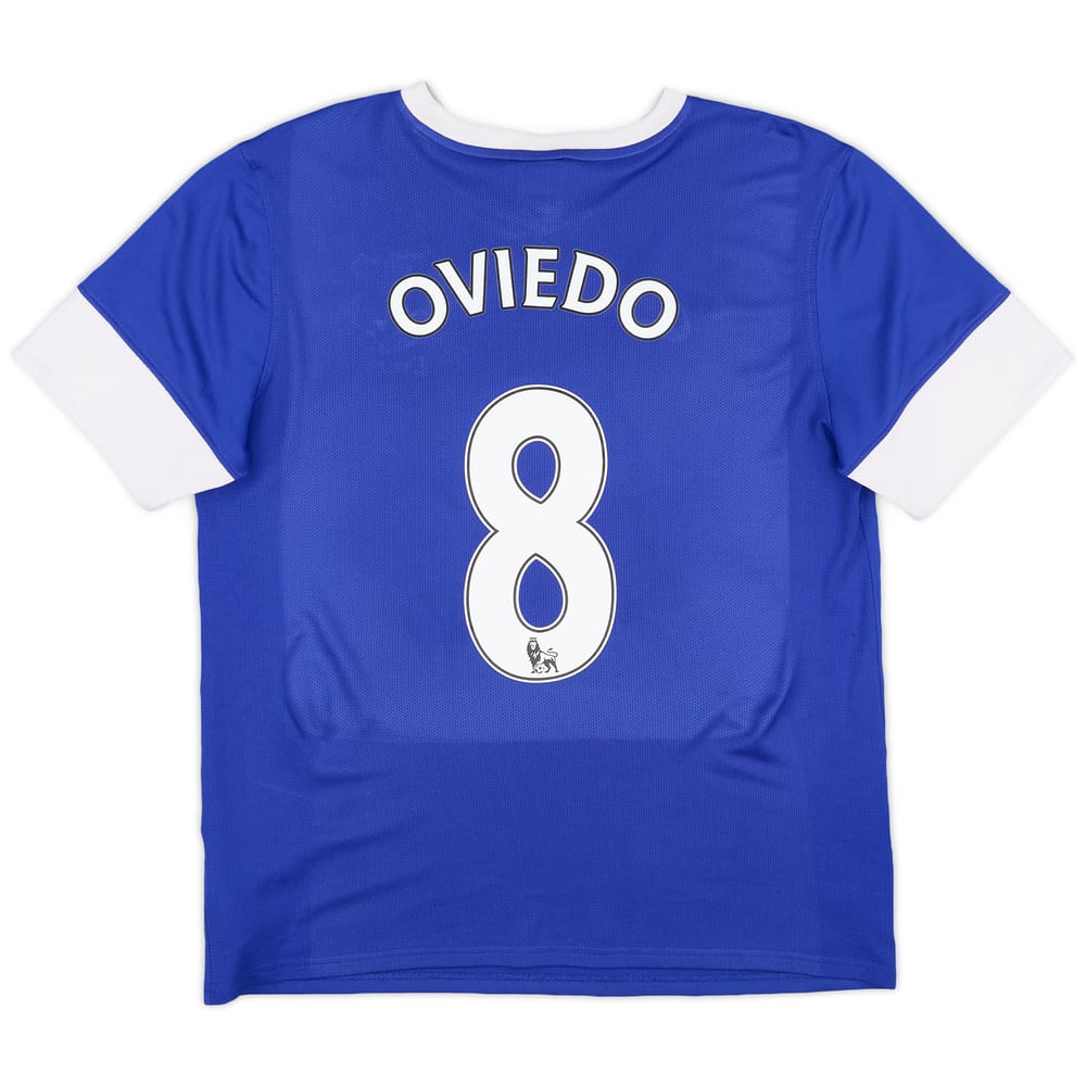 2012-13 Everton Home Shirt Oviedo #8 - 6/10 - (L)