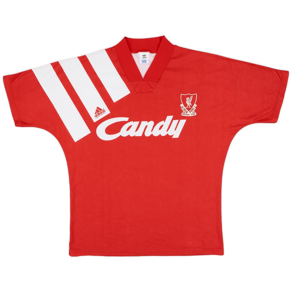 1991-92 Liverpool Home Shirt - 8/10 - (L)