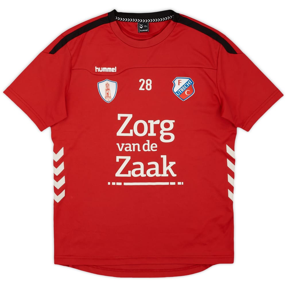 2016-17 Utrecht Hummel Player Issue Training Shirt #28 - 9/10 - (M)