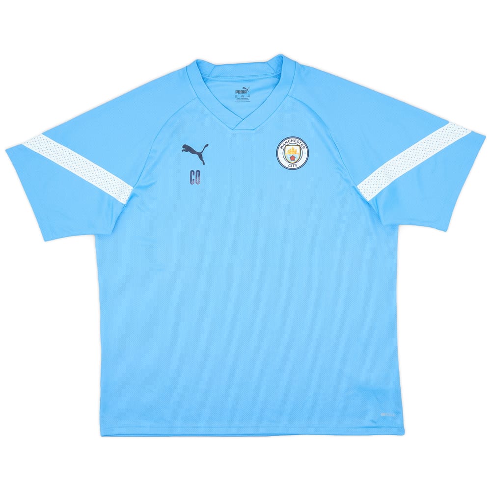 2021-22 Manchester City Puma Staff Issue Training Shirt CO - 10/10 - (XXL)