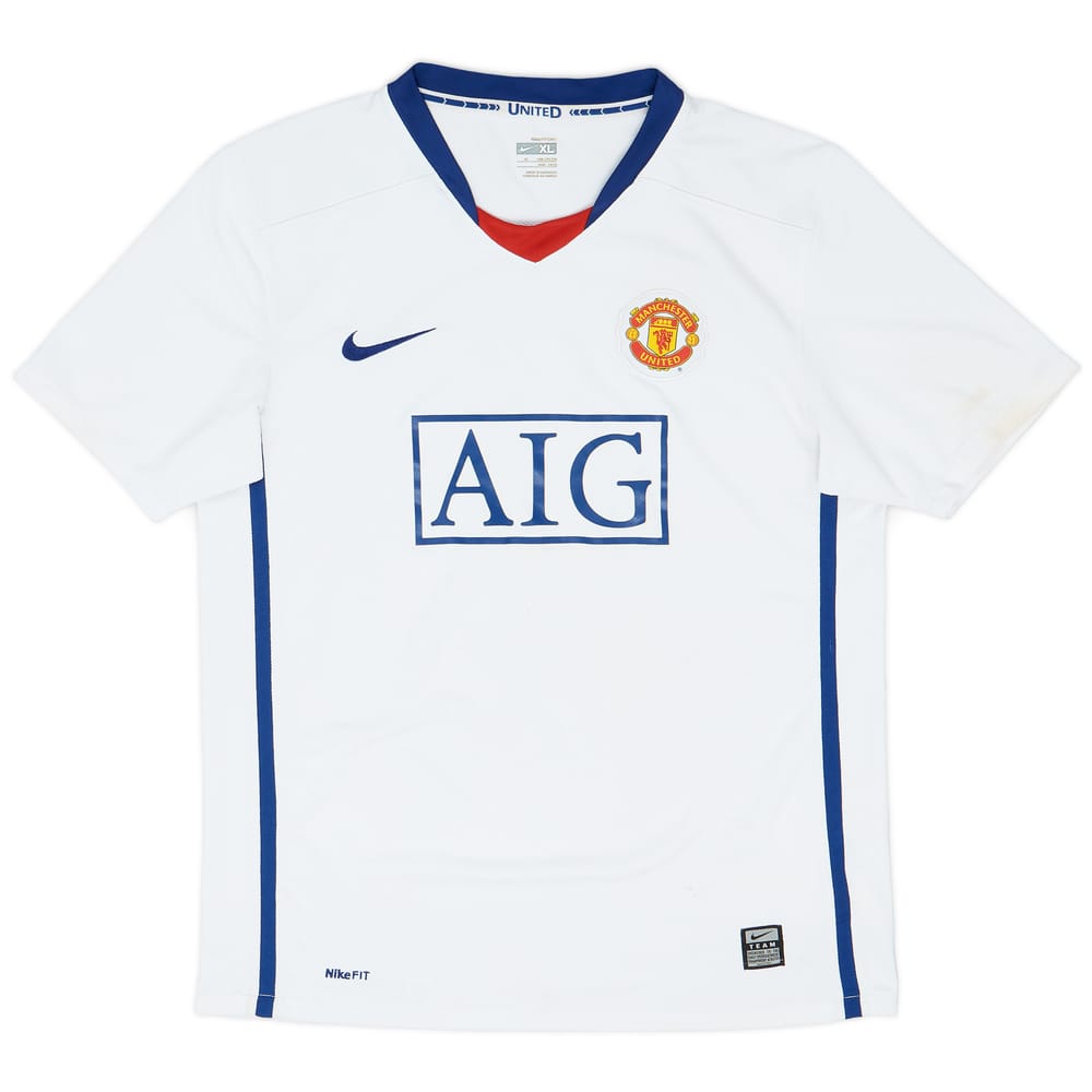 2008-10 Manchester United Away Shirt - 6/10 - (XL.Boys)
