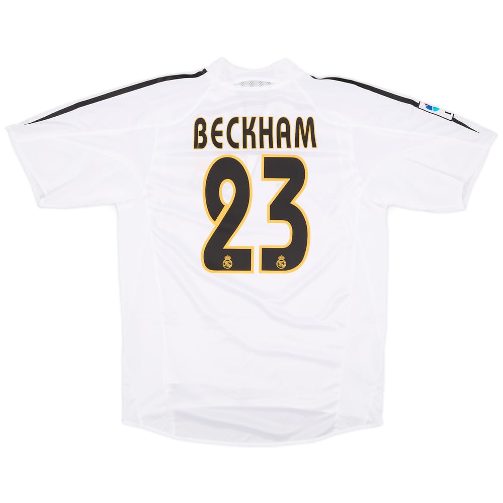 2004-05 Real Madrid Home Shirt Beckham #23 (S)
