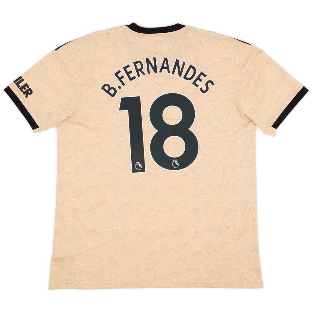 2019-20 Manchester United Away Shirt B.Fernandes #18 - 9/10 - (XL)