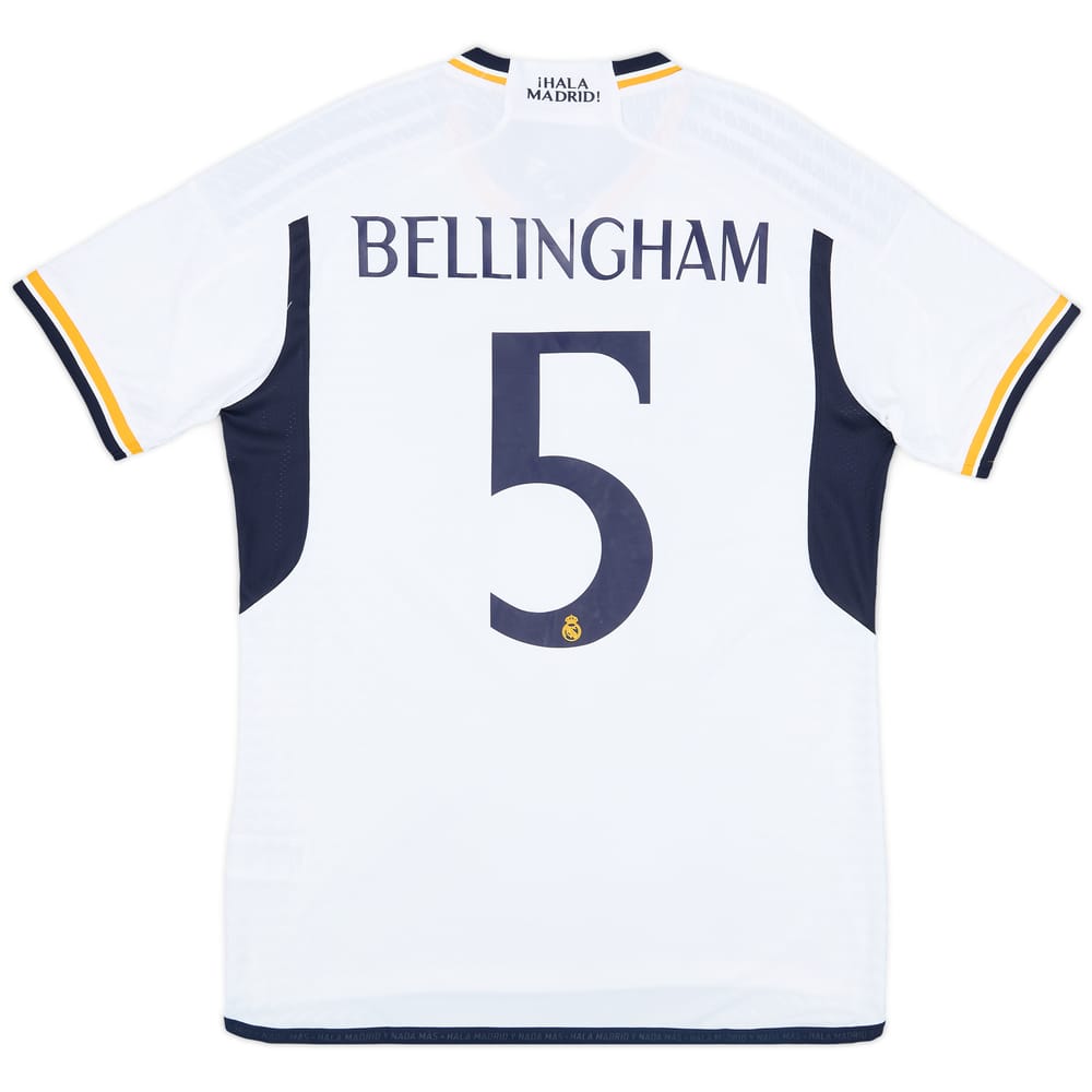 2023-24 Real Madrid Authentic Home Shirt Bellingham #5