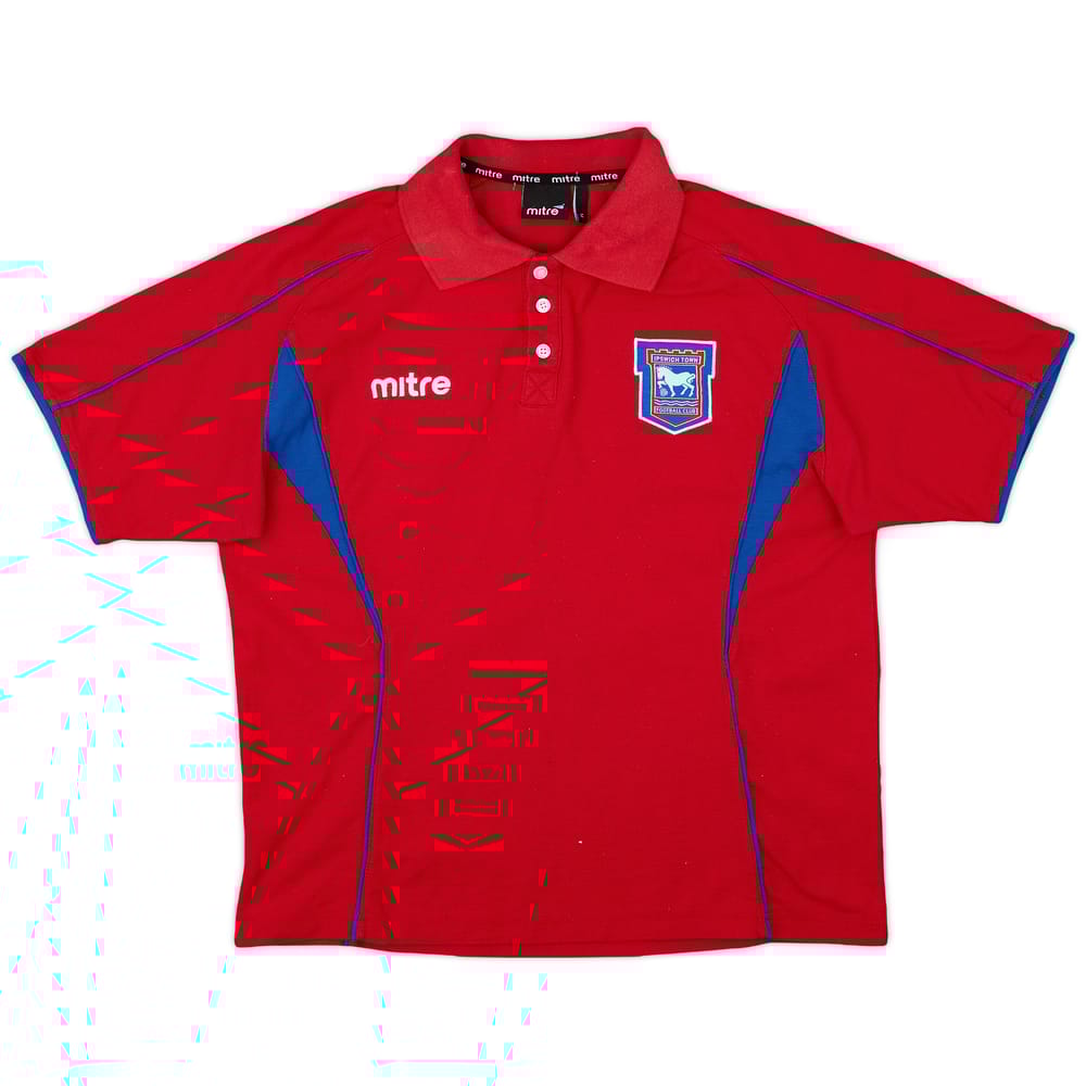 2008-09 Ipswich Mitre Polo Shirt - 8/10 - (M)