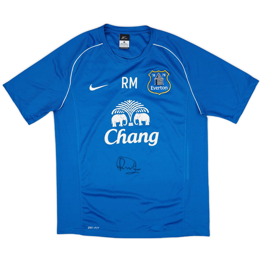 2013-14 Everton Nike Staff Issue Signed Training Shirt RM - 8/10 - (L)