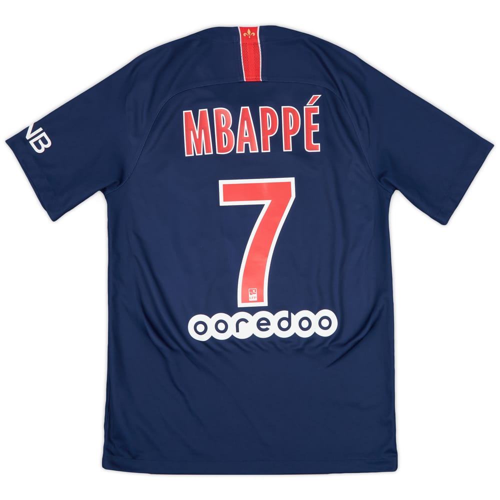 2018-19 Paris Saint-Germain Home Shirt Mbappe #7 - 9/10 - (S)