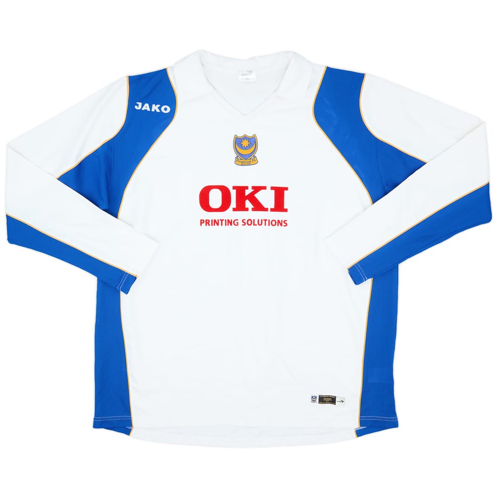 2006-07 Portsmouth Away L/S Shirt - 8/10 - (XL)