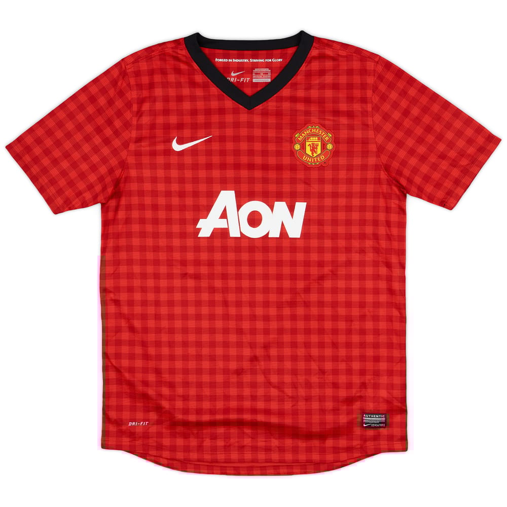 2012-13 Manchester United Home Shirt - 7/10 - (XL.Boys)