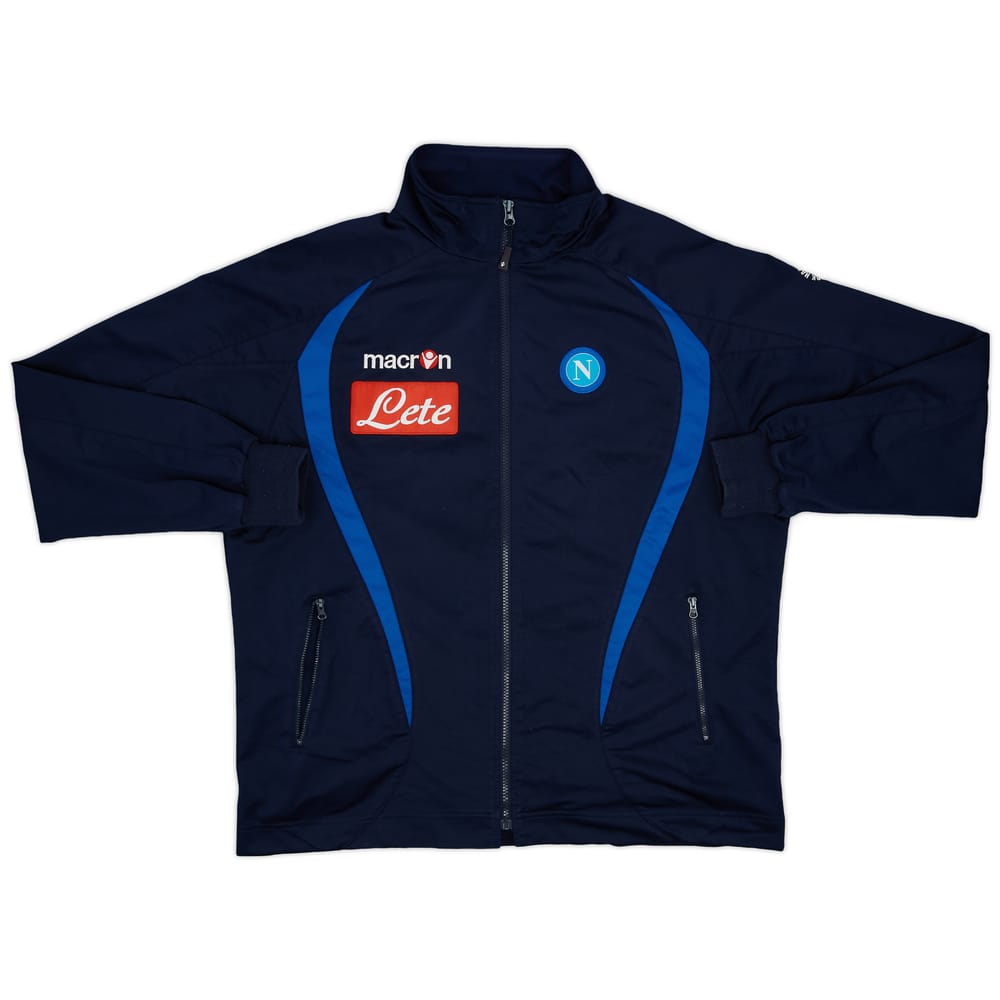 2009-10 Napoli Macron Track Jacket - 8/10 - (XL)