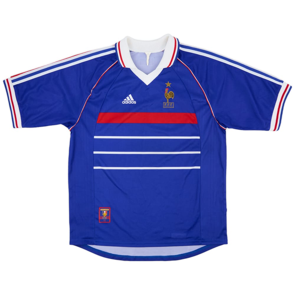 1998-00 France Home Shirt - 9/10 - (XL)