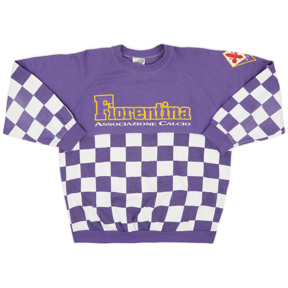 1990-91 Fiorentina Le Felpe Dei Grandi Club Sweat Top - 6/10 - (L)