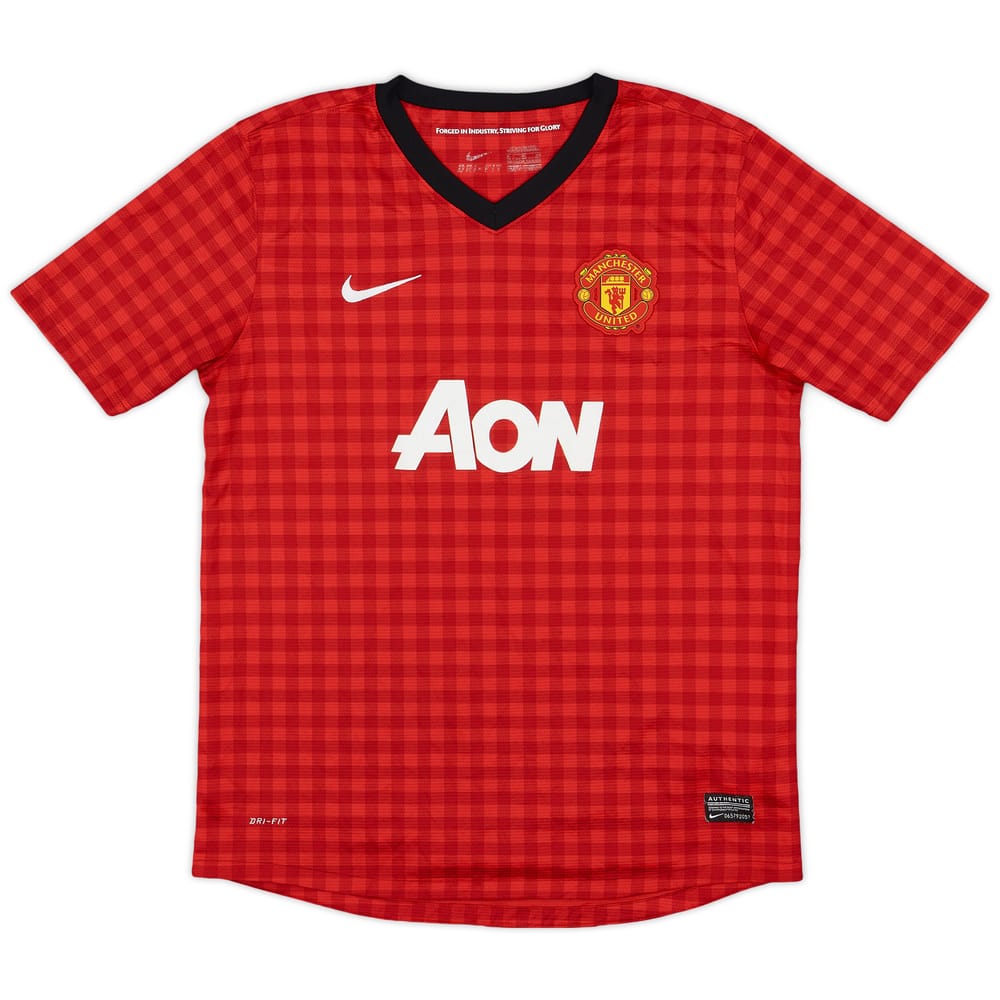 2012-13 Manchester United Home Shirt - 7/10 - (XL.Boys)