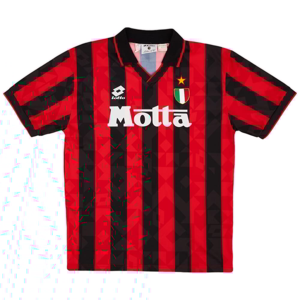 1993-94 AC Milan Home Shirt - 9/10 - (L)