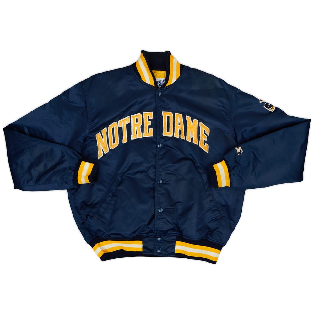 1990s Notre Dame Fighting Irish Starter Satin Varsity Jacket - 8/10 - (L)