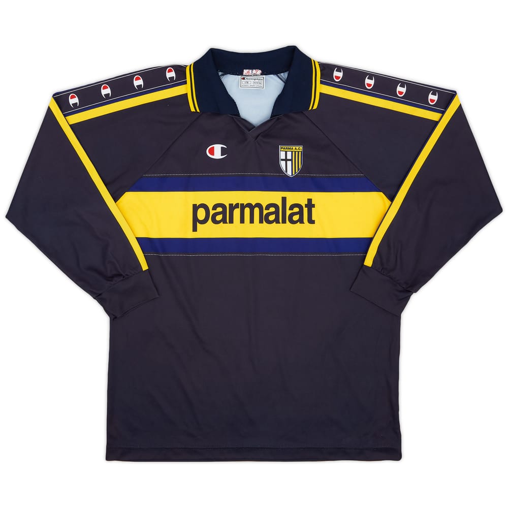 1999-00 Parma Away L/S Shirt #5 - 7/10 - (XL.Boys)