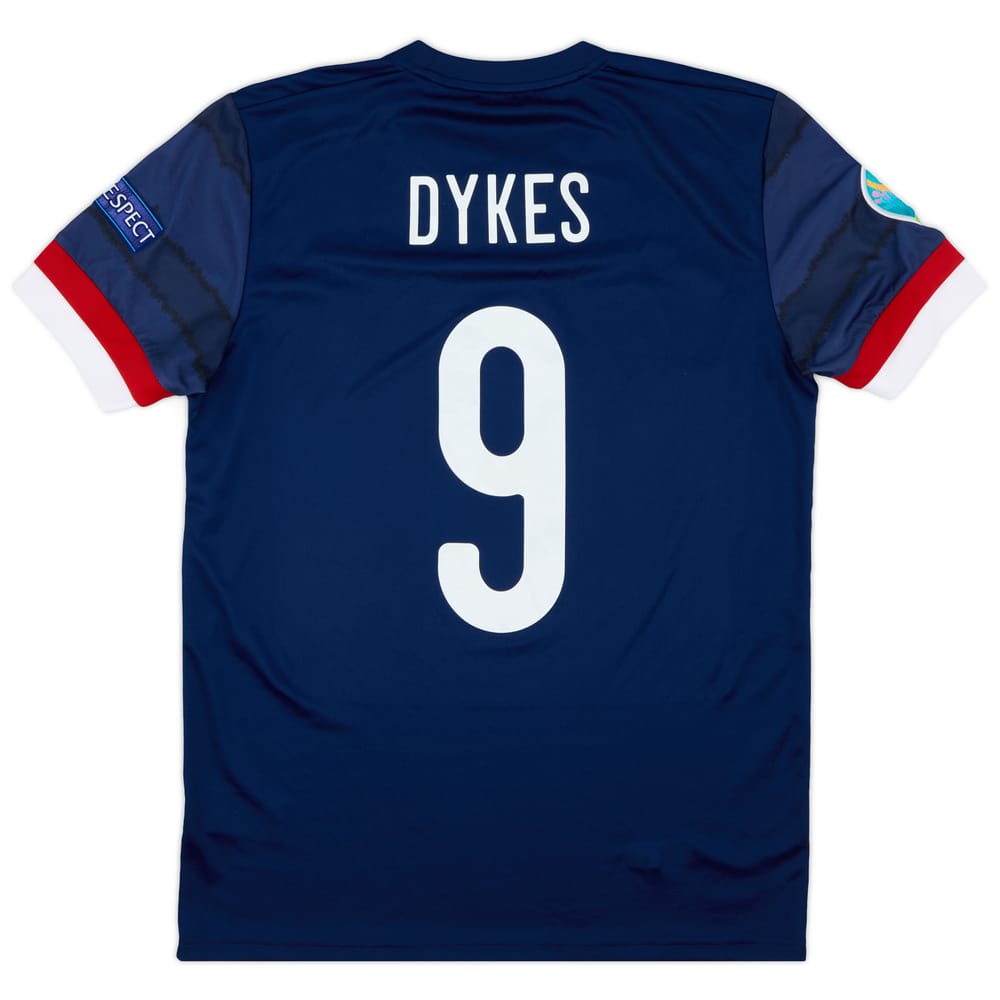 2020-22 Scotland Home Shirt Dykes #9 - 9/10 - (M)