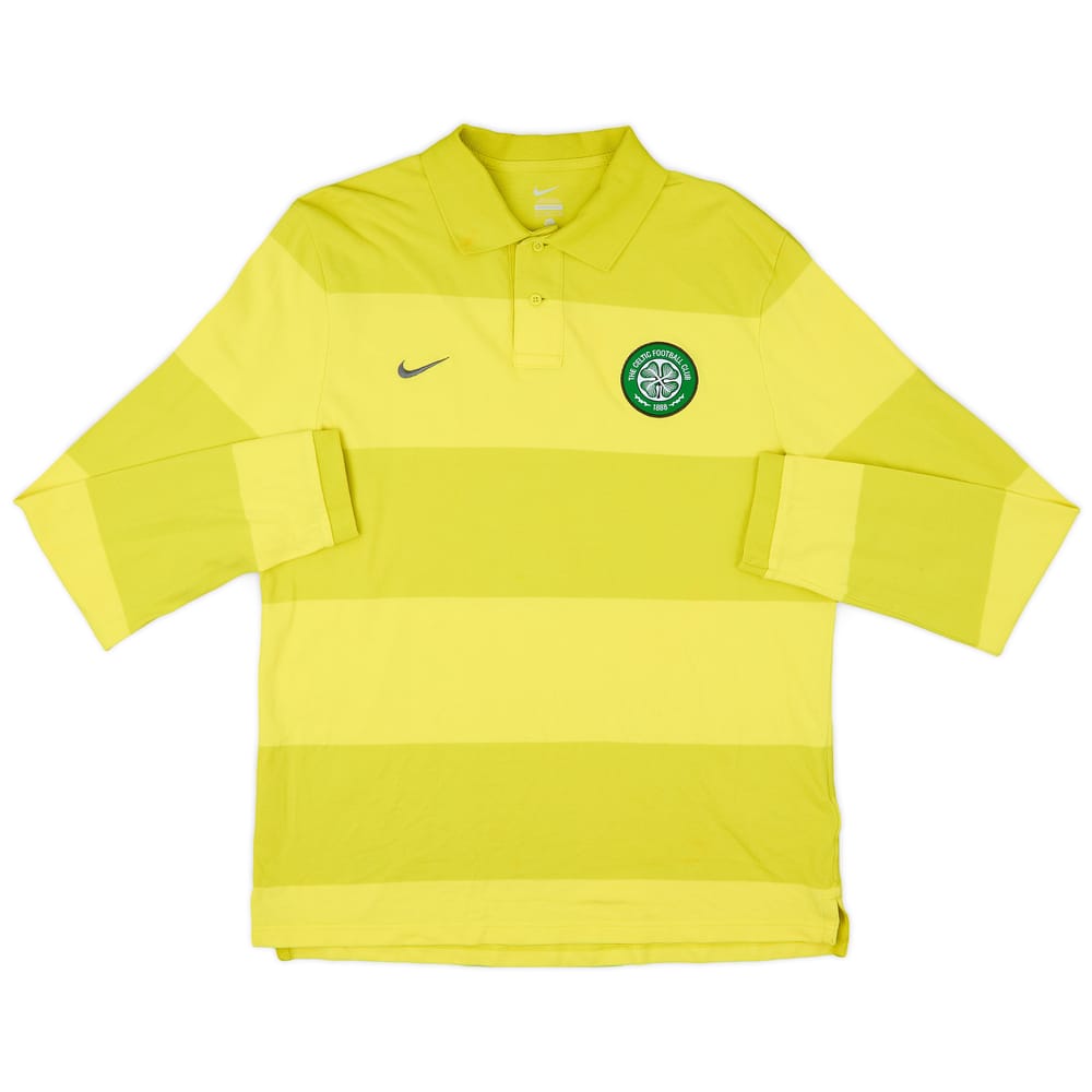 2011-12 Celtic Nike Polo L/S Shirt - 6/10 - (XL)