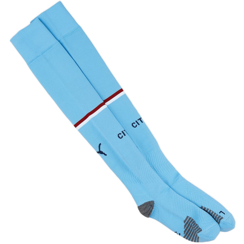 2022-23 Manchester City Home Socks (L)