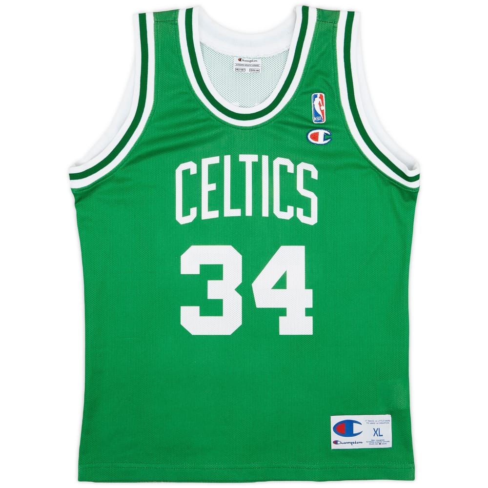 1998-06 Boston Celtics Pierce #34 Champion Away Jersey - 6/10 - (XL.Boys)