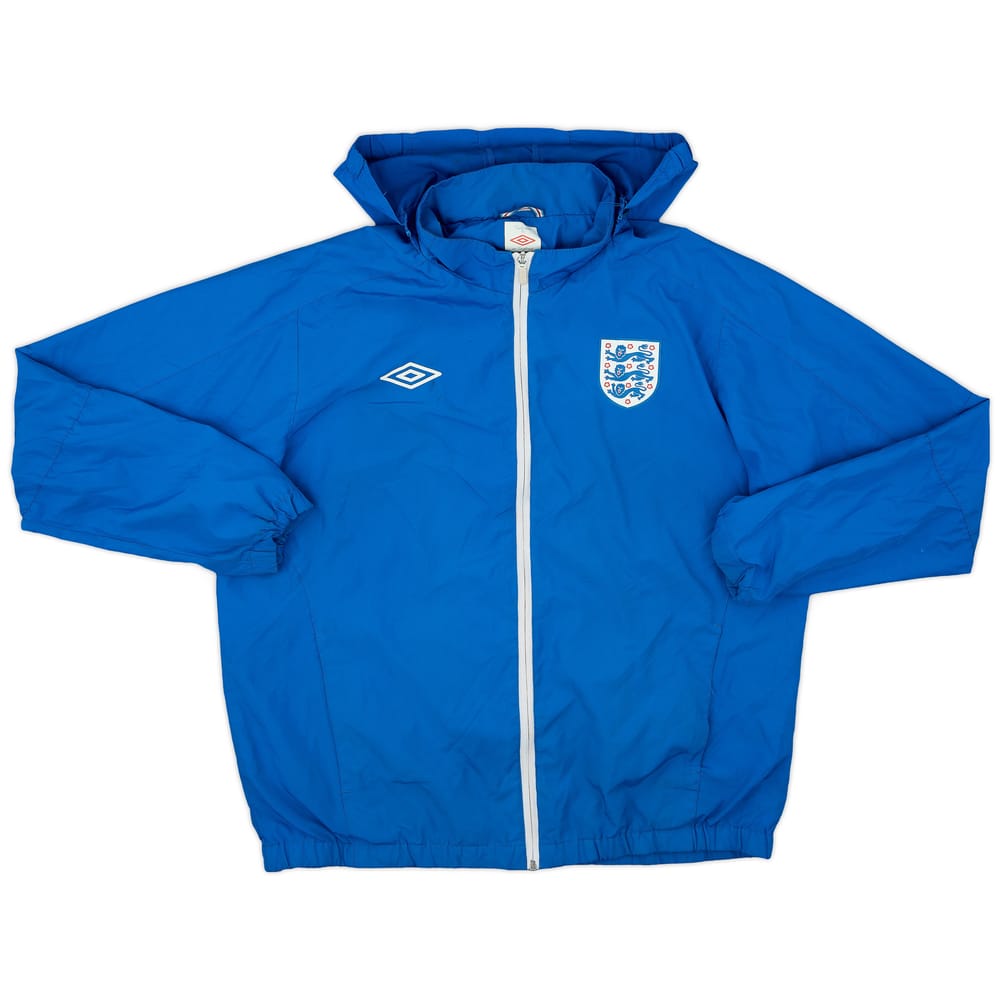 2010-11 England Umbro Hooded Rain Jacket - 7/10 - (L)