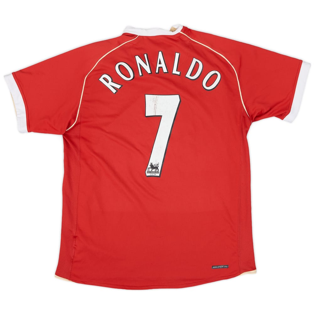 2006-07 Manchester United Home Shirt Ronaldo #7 - 6/10 - (M)
