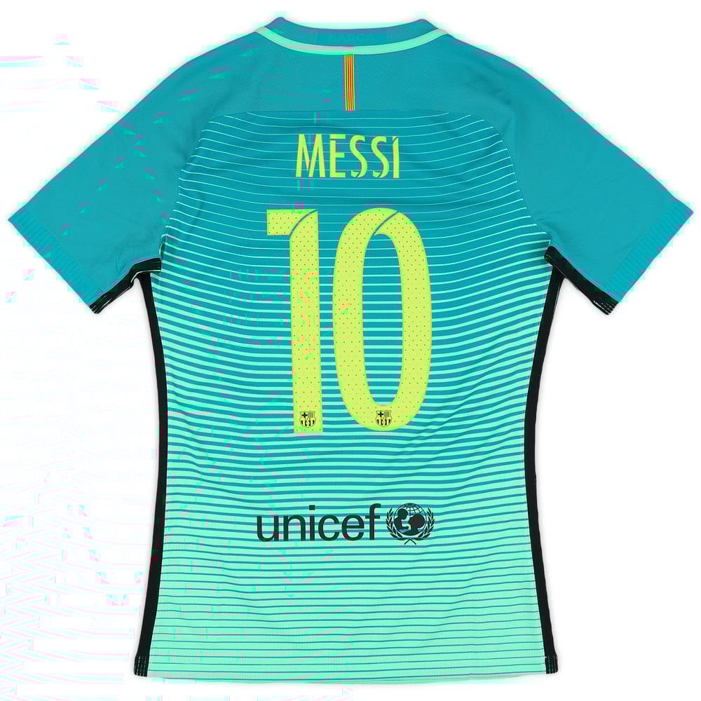 2016-17 Barcelona Authentic Third Shirt Messi #10 (M)