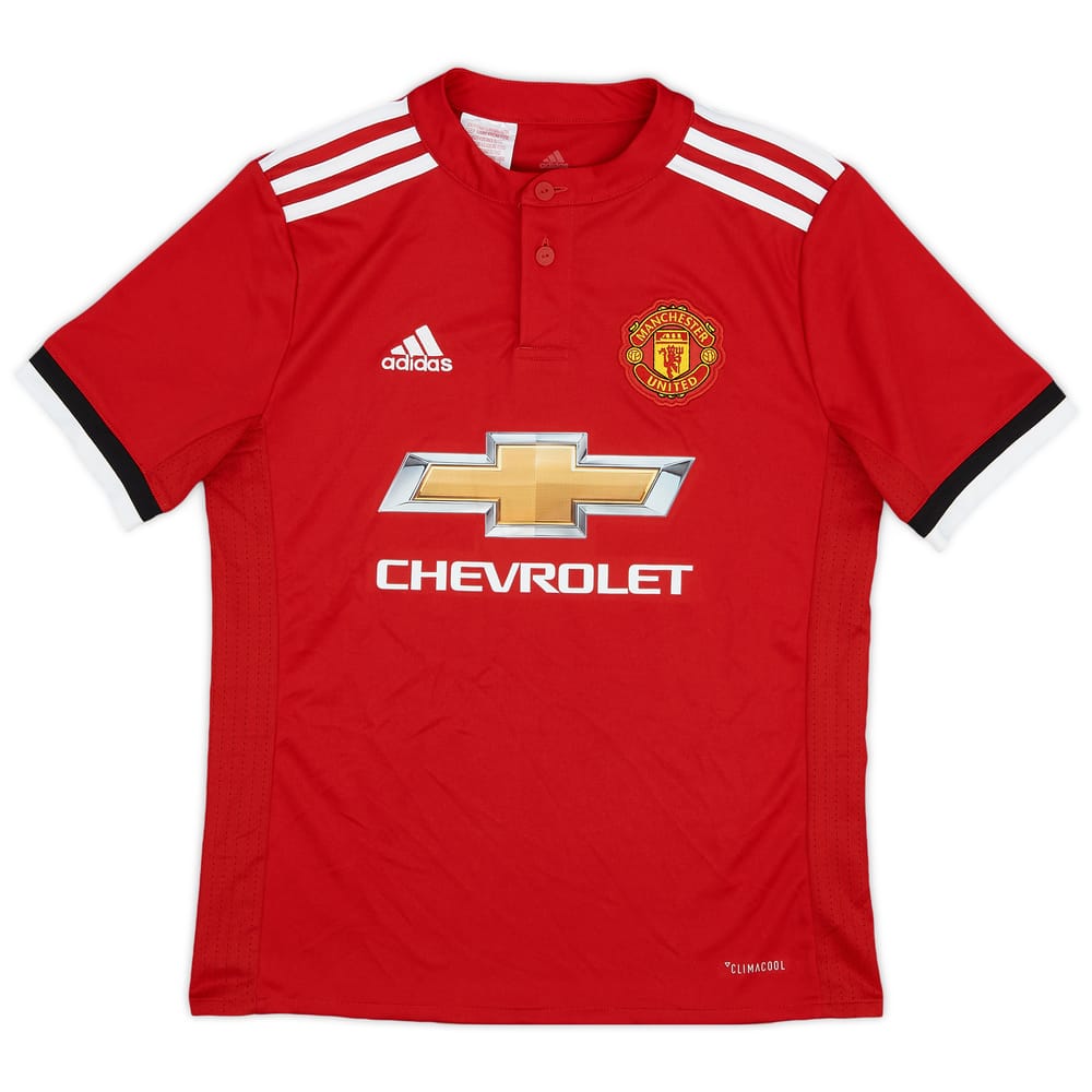2017-18 Manchester United Home Shirt - 9/10 - (M.Boys)
