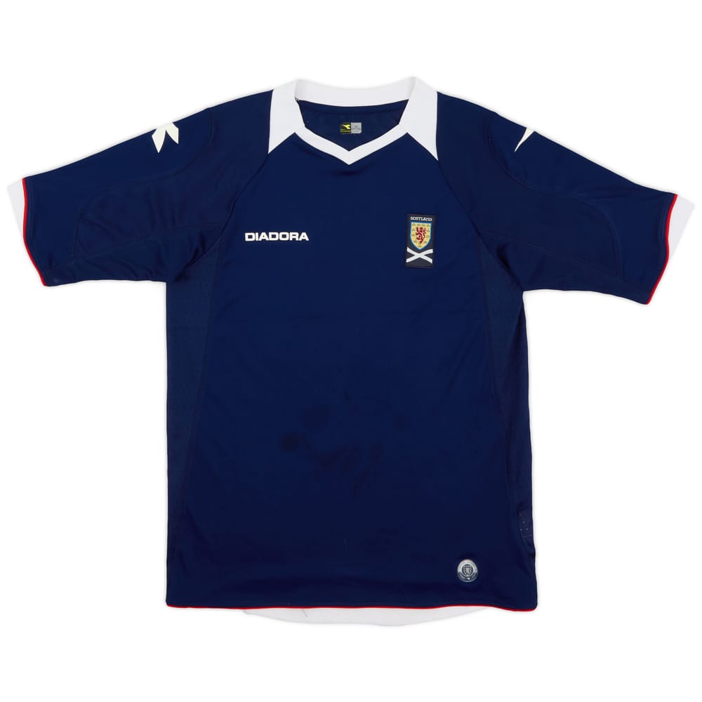 2008-09 Scotland Home Shirt - 5/10 - (L.Boys)