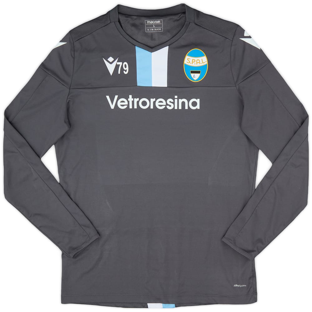 2019-20 SPAL Player Issue Macron Training L/S Shirt #79 - 6/10 - (L)