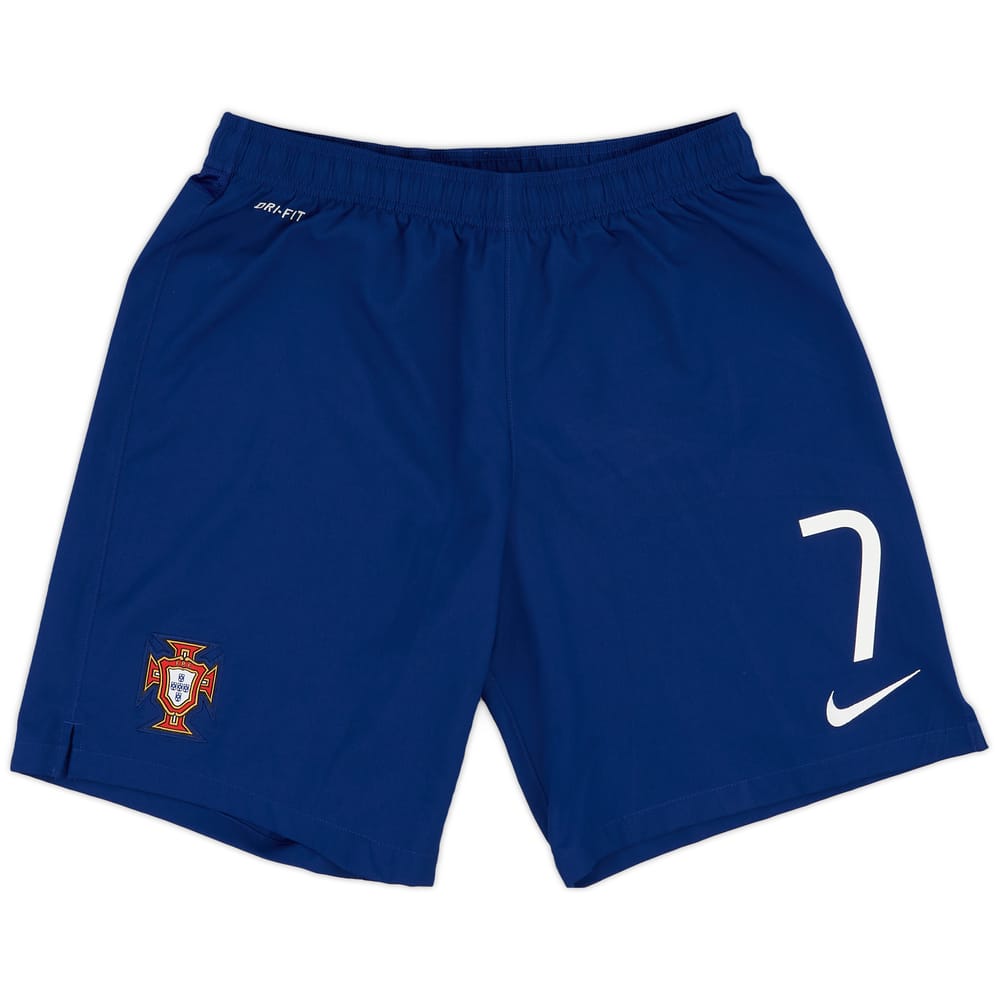 2014-15 Portugal Away Shorts #7 (Ronaldo)- 10/10 - (L)