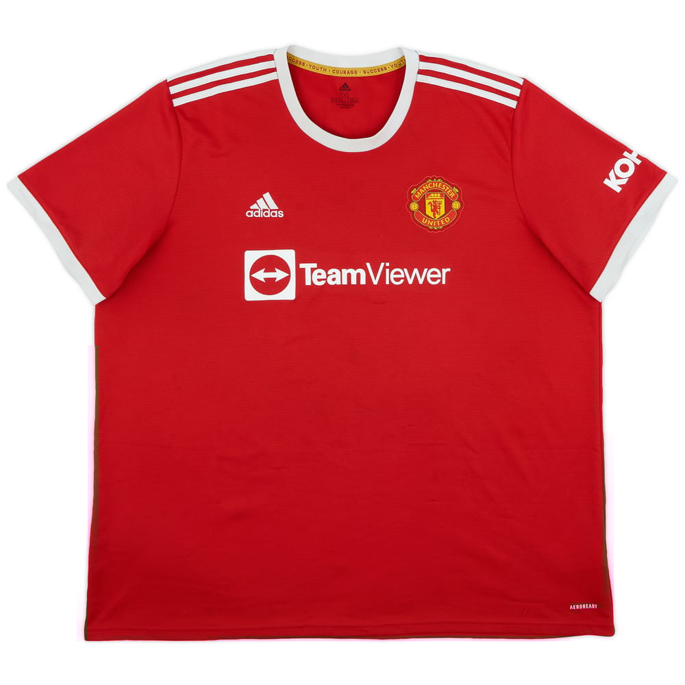 2021-22 Manchester United Home Shirt - 6/10 - (3XL)