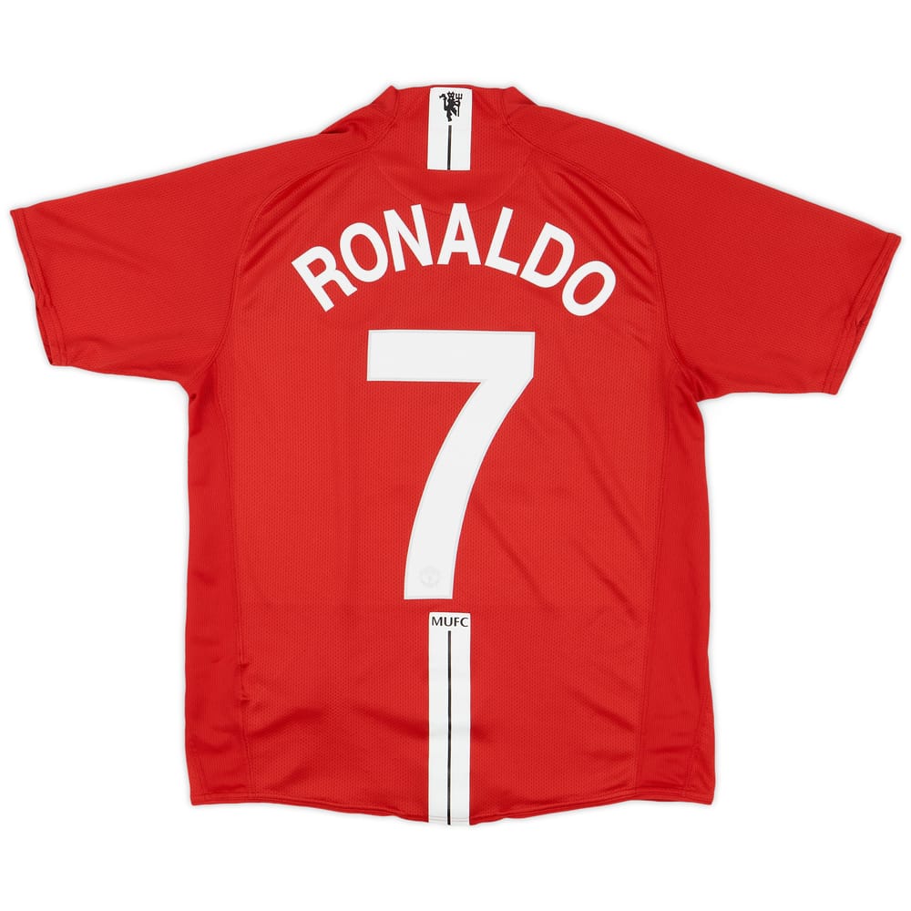 2007-09 Manchester United Home Shirt Ronaldo #7 - 6/10 - (M)