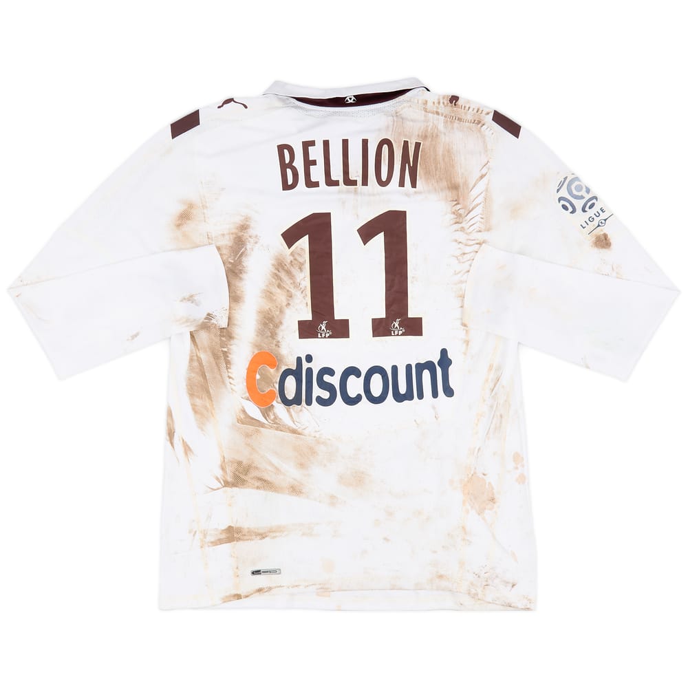 2008-09 Bordeaux Match Worn Away L/S Shirt Bellion #11