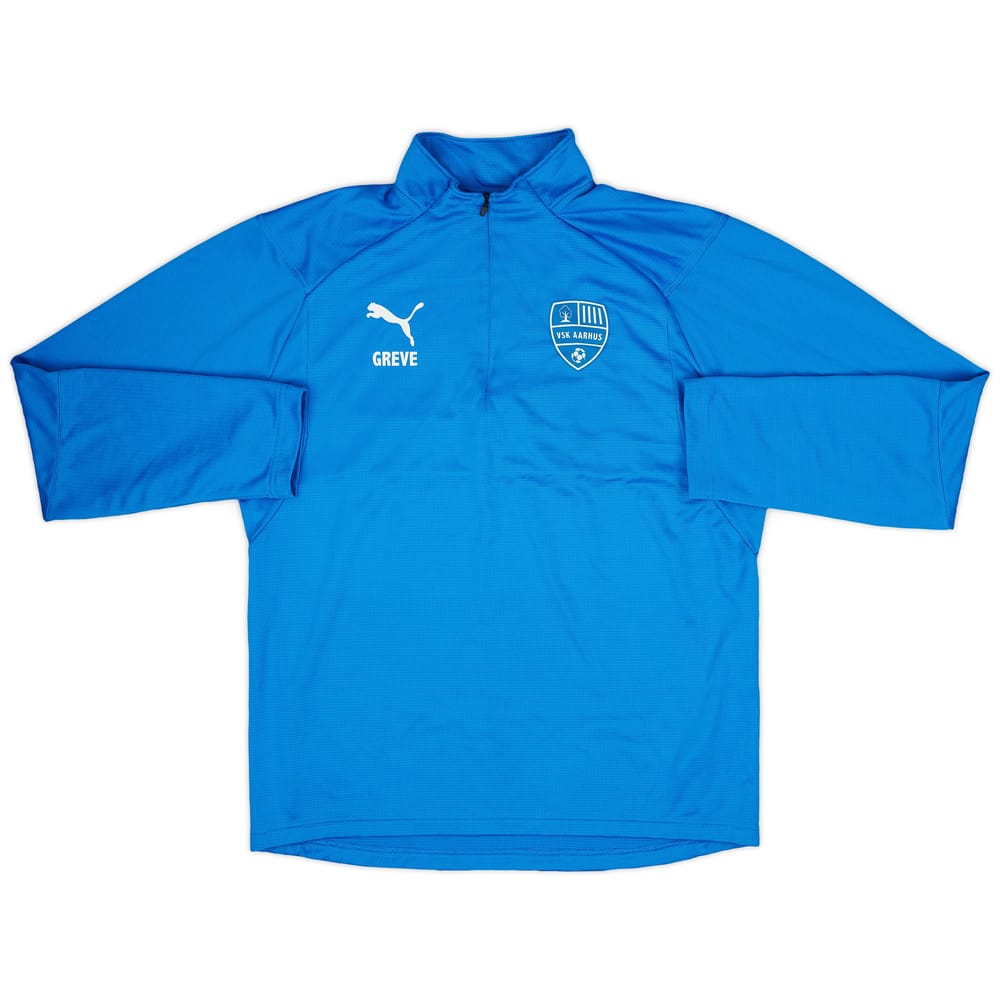 2017-18 VSK Aarhus Puma 1/4 Zip Training Top - 6/10 - (M)