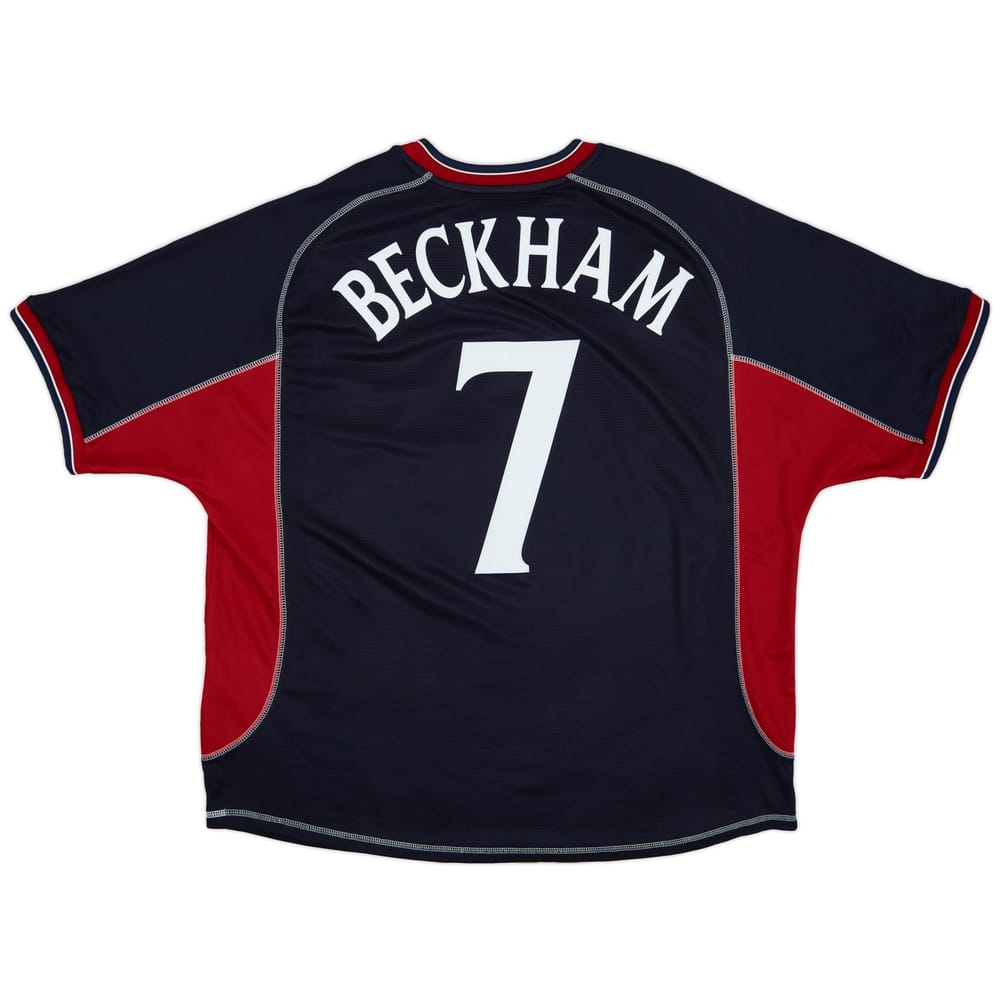 2000-01 Manchester United Third Shirt Beckham #7 - 8/10 - (XXL)
