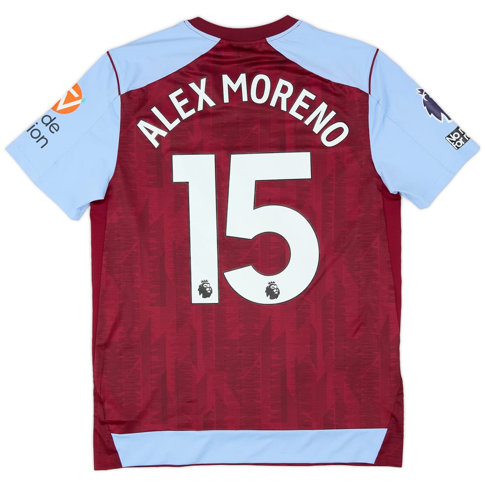 2023-24 Aston Villa Match Issue Alex Moreno #15
