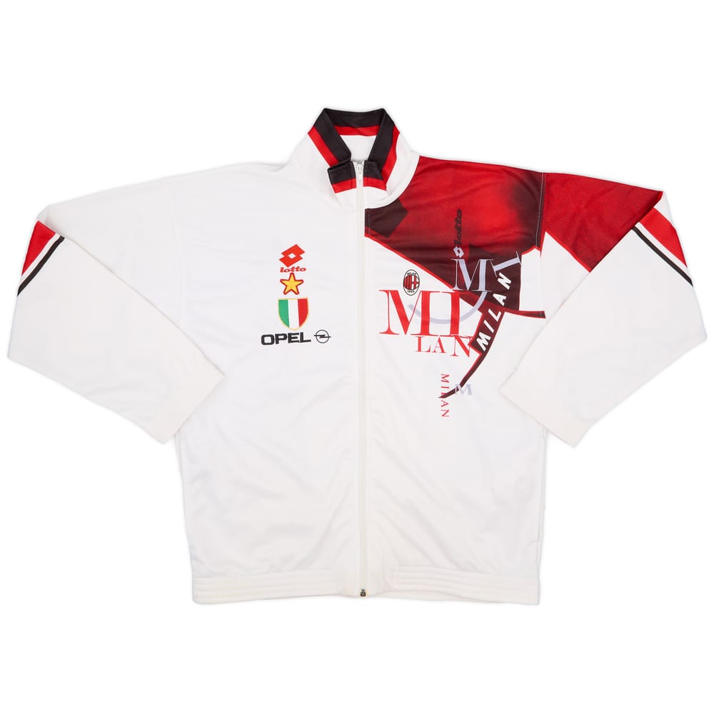 1993-94 AC Milan Lotto Track Jacket - 8/10 - (XXL)
