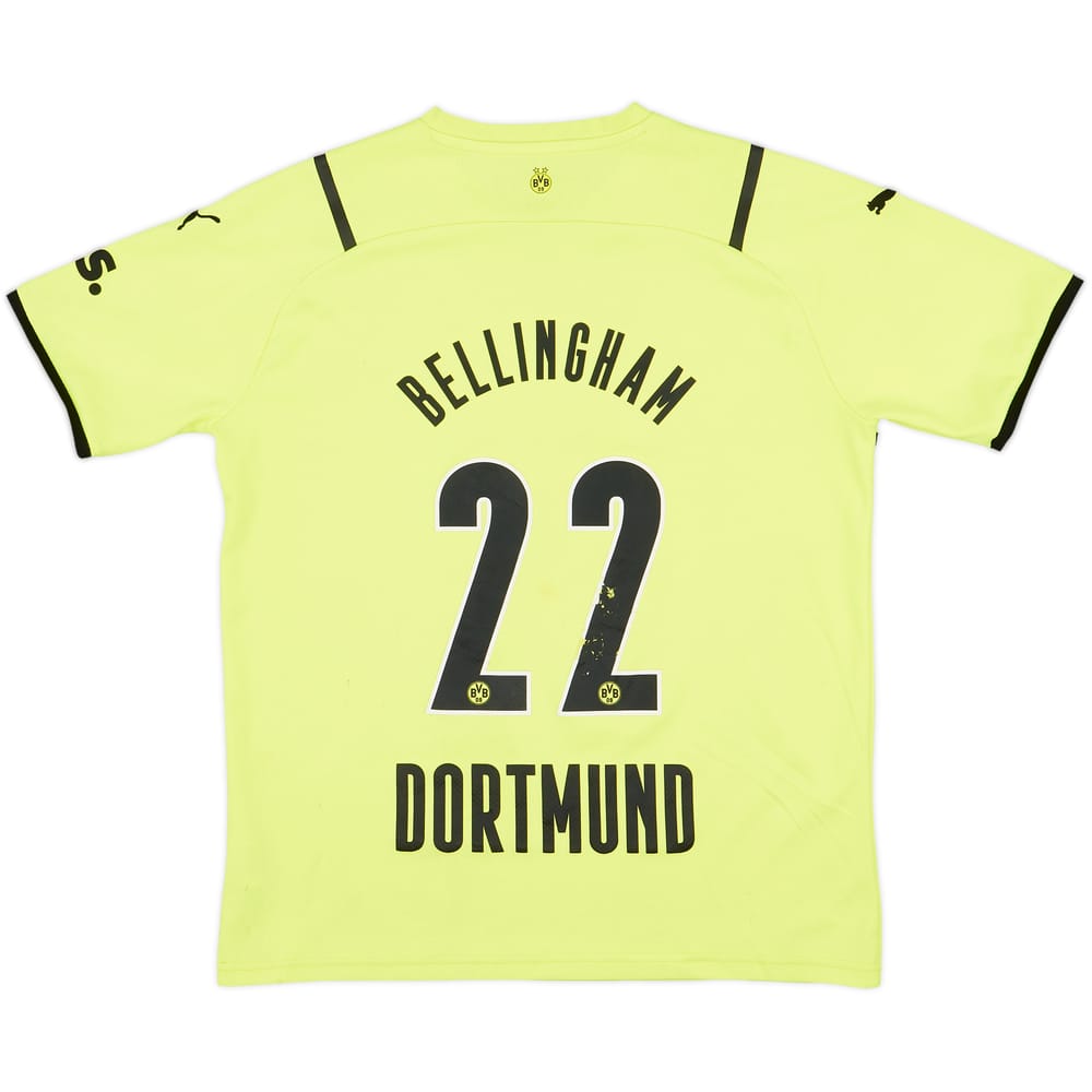 2021-22 Borussia Dortmund European Home Shirt Bellingham #22 - 5/10 - (S)