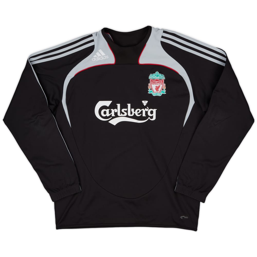 2008-09 Liverpool adidas Sweat Top - 8/10 - (M)